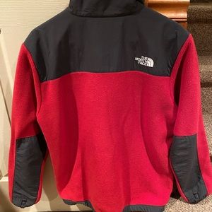 The North Face jacket, Red Fleece, Boys (XL) fits like Women’s (M)